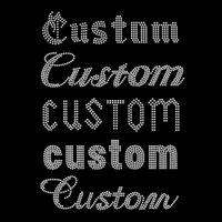 Transferts de strass personnalisés en gros d'usine, service de conception rapide en 2H gratuit, patchs de strass thermocollants personnalisés avec logo pour vêtements