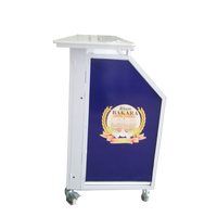 Table de bar portable en alliage d'aluminium Sgaier pour discothèque
