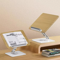 Support de lecture réglable moderne en bois pour Coran et journaux, idéal pour les étudiants et les enfants