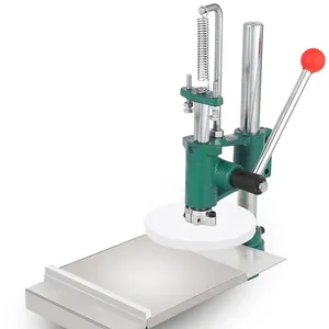 Manual hand operation pizza dough flatten press machine