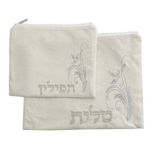 定制您的设计希伯来刺绣高丽包金色天鹅绒犹太包 - Product Image 3