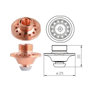 Boquillas AM-Nozzle Fiber S1.0 S1.2 mm Fe HCP S1.0FE S1.2FE-AC para Máquina Láser <span class=keywords><strong>Amada</strong></span> - Product Image 5