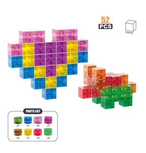 Nueva caja de hierro juego de bloques de construcción magnéticos princesa caballero magnético personalizable fábrica al por mayor para regalos de niños - Product Image 3
