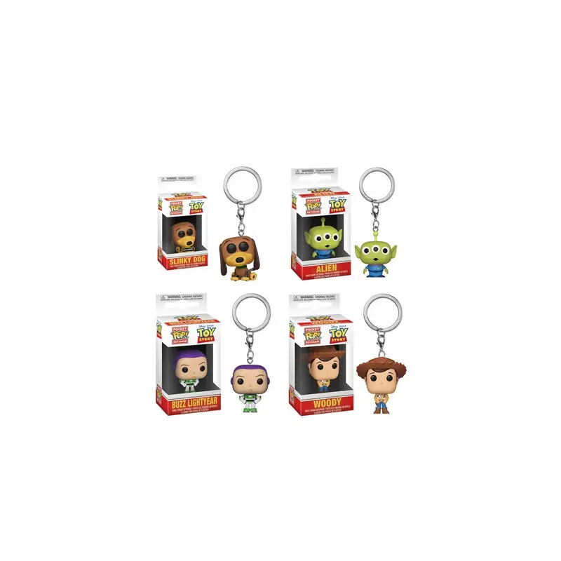 Funko POP Toy Story Woody Alien FORKY Buzz Keychain Vinyl Action Figure Collectible Model Toys puerquito de toy story