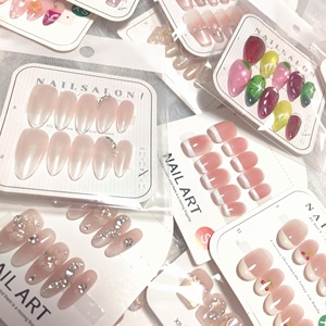 <span class=keywords><strong>Precio</strong></span> al por mayor MOQ bajo <span class=keywords><strong>uñas</strong></span> hechas a mano al azar Gel acrílico Prensa en <span class=keywords><strong>uñas</strong></span> manicura UV <span class=keywords><strong>uñas</strong></span> postizas artificiales gruesas para mujeres - Product Image 3