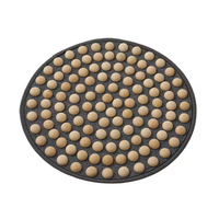 CZFIT Planche de réflexologie plantaire et d'acupression en bois massif original personnalisable, avec bâtons, balles et rouleaux de massage pour les soins de santé
