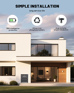 Batería de Litio-Hierro-Fosfato (LiFePO4) Cilíndrica para Sistema Solar Doméstico de Alta Presión, 51.2V 50A, 6000 Ciclos, Garantía de 10 Años, Metal, CE - Product Image 5
