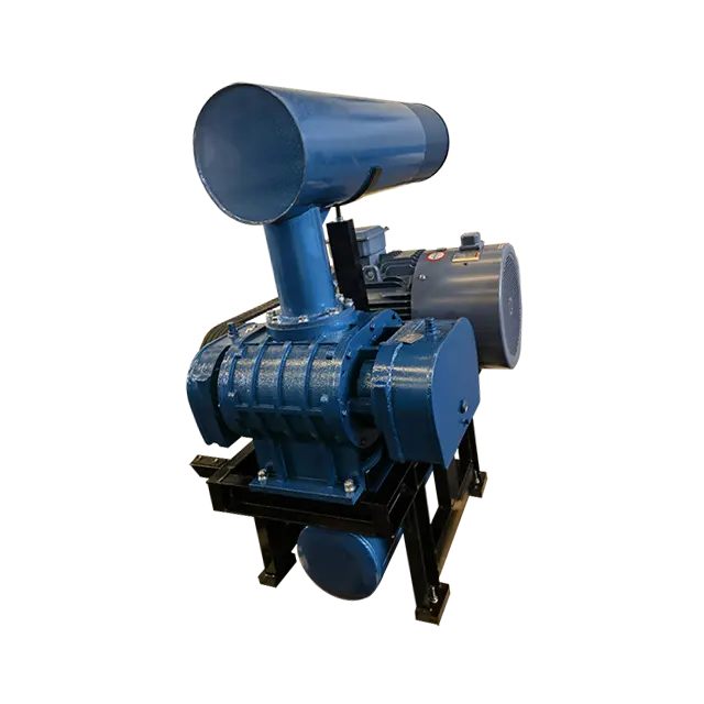 MJSR series lobe rotary blower used for water treatment plant root type air blower in china