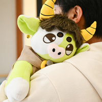 Adorable vache en peluche, coussin câlin pour garçon et fille
