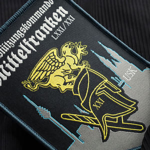 Produttore tessuto personalizzato Patch di ferro su cucire su paramedico di soccorso uniforme di emergenza ricamato toppe - Product Image 6