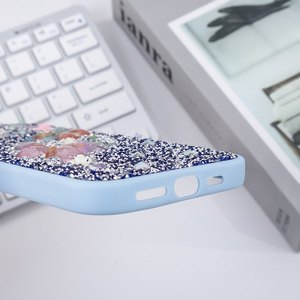 Coque de téléphone portable en diamant pour <span class=keywords><strong>iphone</strong></span> 15 14 13 Glitter Butterfly Girls Back Cover Fundas Protector De Celular Estuches Forro - Product Image 6