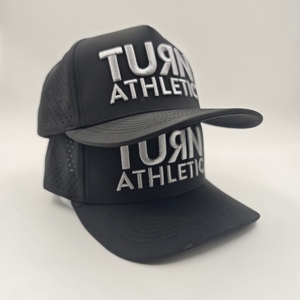 High Quality 5 Panel Solid Color Waterproof Golf <b>Cap</b> Custom Embroidery Logo Low MOQ OEM Laser Perforated <b>Quick</b> <b>Dry</b> Top - Product Image 3