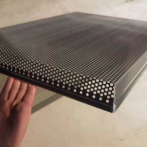 SS201 304 Stainless Steel Perforated Tray Baking <strong>Pan</strong> Oven Sheet <strong>Pan</strong> for <strong>Grilled</strong> Fish/vegetables - Product Image 4