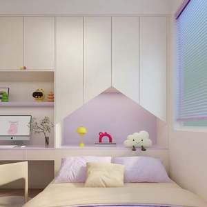 Dreamy Purple <b>French</b> Light Luxury Style Advanced Feeling Master Bedroom <b>Wardrobe</b> for Girl - Product Image 1
