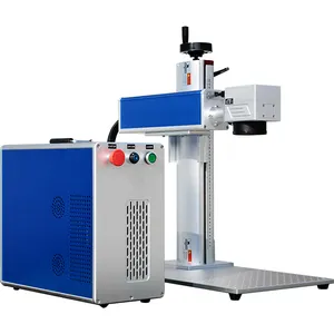 Jinan supplier 30w/50w/100w Raycus JPT MOPA M7 color marker fiber laser marking machine