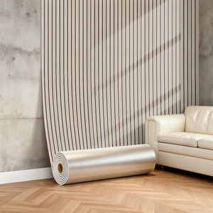 CHOOWIN Adesivo Murale Decorativo in Legno Rustico a Strisce, Impermeabile e Resistente all'Umidità, <span class=keywords><strong>per</strong></span> Design d'Interni - Product Image 1