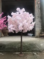 1,5m Hoher Weißer Rosa Künstlicher Kirschblütenbaum als Tischdekoration