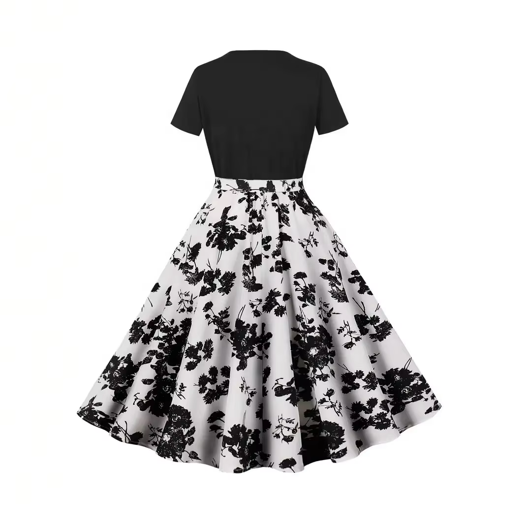 Fiori bianchi e neri