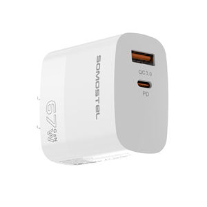 Chargeur de voiture double port USB-C PD et USB-A QC3.0 67W en matériau GaN, charge ultra-rapide pour téléphones Android - Product Image 4