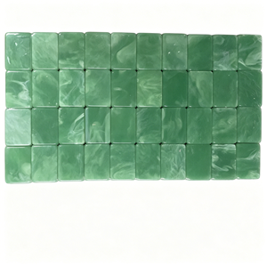 Fichas de Mahjong de Alta Gama con Bloques de Color, Fichas de Mahjong Clásicas de Lujo en Verde Jade, Aptas para el Juego de Mahjong - Product Image 3