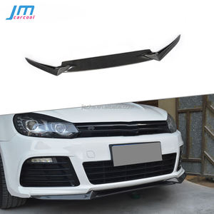 In Fibra di carbonio/FRP Spoiler Anteriore Per <span class=keywords><strong>Volkswagen</strong></span> VW <span class=keywords><strong>Golf</strong></span> 6 <span class=keywords><strong>VI</strong></span> MK6 R20 2010-2013 Testa Del Respingente chin Guardia Car Styling - Product Image 1
