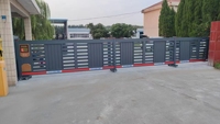 Kits de quincaillerie pour clôtures et portails électriques à glissière télescopique automatique de conception spéciale pour les maisons