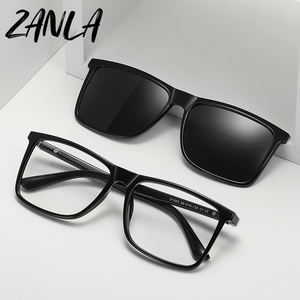 <span class=keywords><strong>Gafas</strong></span> de Sol Magnéticas para Hombre, Clip para <span class=keywords><strong>Gafas</strong></span>, Montura Óptica Cuadrada para Miopía, <span class=keywords><strong>Gafas</strong></span> de Pesca para Exteriores, Protección UV400 - Product Image 2