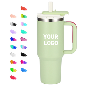 Xoay nắp 30/40oz cao thân thiện với môi trường BPA miễn phí rò rỉ bằng chứng chai Nước Đôi tường thép không gỉ chân không xe Tumbler xử lý - Product Image 4