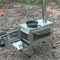Réchaud de camping portable pour la randonnée et la cuisine en plein air
