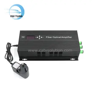 High Power 1550nm Optical EDFA 2x17 Port Out Power 17dBm CATV Amplifier