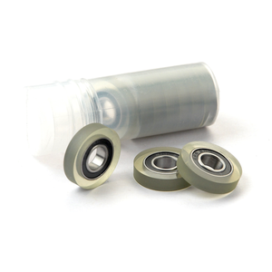 XZBRG Polyurethan-beschichtetes Rollenlager 6000 6001 6002 6003 6004 6005 6006 6305 6312 Polyurethan-beschichtete Gummi lager räder - Product Image 3