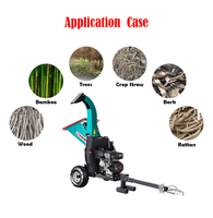 Broyeur à bois professionnel personnalisé 15HP CE, déchiqueteuse à bois agricole très productive