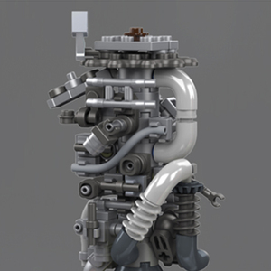Mould King 10247 Raptor <strong>Rocket</strong> <strong>Engine</strong> Creative Toys Game Toys Technology Entertainment <strong>Model</strong> Building Blocks - Product Image 5