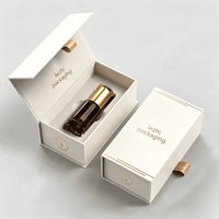 Boîte d'emballage d'huiles essentielles avec impression de logo personnalisé, emballage de luxe pour cosmétiques, parfums, huiles essentielles, fermeture magnétique, boîte cadeau en papier