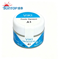 Pâte opaque dentaire métal-porcelaine 5g, pâte opaque de laboratoire dentaire pour la restauration de couronnes et bridges en porcelaine