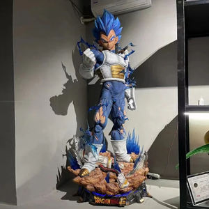 Vente d'usine Vegeta Goku Sculpture en résine grandeur nature personnalisée <span class=keywords><strong>Dragon</strong></span> Balls Z Statue Goku Action Figure Statue en fibre de verre - Product Image 3