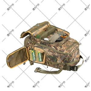 Sac à dos de chasse camouflage personnalisé avec porte-cartouches, sport de plein air, polyester imperméable, unisexe - Product Image 3