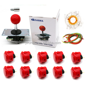 संवा JLF-TP-8YT 4-8 तरह से समायोज्य जॉयस्टिक को 810 पीसी OBSF-30 साथ गेम सेंटर के लिए पुश बटन आर्केड गेम किट - Product Image 5