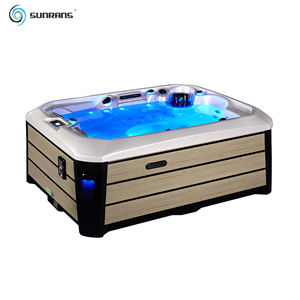 อ่างน้ำร้อนขนาดเล็ก ดีไซน์กะทัดรัด สำหรับ 3 คน ยี่ห้อซันแรนส์ ทำจากอะคริลิก สำหรับใช้งานกลางแจ้ง - Product Image 2