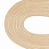 Perles Bicones Facettées en Nougat Clair 4mm, Perles Libres avec Trou pour Jardin, Verger, Précipice, Terrasse, Véranda et Serre