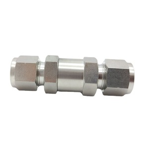 Vanne de retenue miniature haute pression en acier inoxydable SS316L pour milieux corrosifs - Product Image 1
