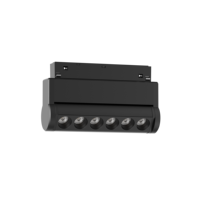 Vente directe d'usine tête mobile de rail Ultra mince DC 24v 48V 3cct dali dimmable led piste magnétique pour l'éclairage de galerie de centre commercial d'hôtel