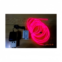 Fil néon EL avec alimentation AC110V/240V. Constant/Flash/Activé par le son. Multicolore, pliable et découpable. Pour la scène, le karaoké, les boîtes de nuit, les projets artistiques