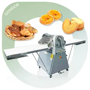 Pastelitos Laminadora De Masa Panaderia Para Galletas 30 Kg Hojaldre Snack Machine Réversible Electrique Automatique