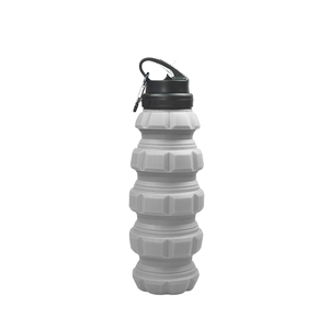 ขวดน้ำซิลิโคนแบบพับได้สำหรับออกกำลังกาย - พกพาสะดวก ปลอดสาร BPA เหมาะสำหรับกิจกรรมกลางแจ้ง - Product Image 4