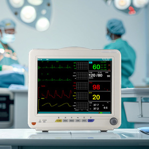 Monitor de Paciente Multiparamétrico Portátil Mk Pm12 con ECG y Batería Integrada, Certificado CE para Uso en Todo el Cuerpo - Product Image 2