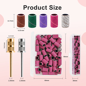Bandes de ponçage pour vernis à <span class=keywords><strong>ongles</strong></span>, grain 180, bandes de ponçage zébrées blanches, grain 180, pour usage professionnel des <span class=keywords><strong>ongles</strong></span> - Product Image 2