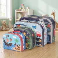 Nouvelle boîte de rangement pour bagages en carton à motif animalier de dessin animé 2026 avec poignée – Vente en gros