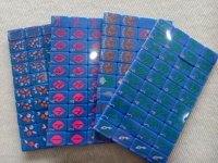 Jeu de Mahjong américain en acrylique violet gravé sur mesure, 160 pièces, tuiles de Mahjong Lilas Gourmand, tuiles de jeu de table de luxe
