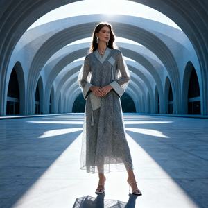 Nueva Abaya de Tela de Poliéster con Bordado de Lujo Personalizado para Mujeres Musulmanas, Vestido Largo de Alta Calidad al por Mayor - Product Image 4